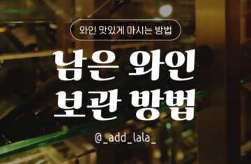 Thumbnail_와인 맛있게 마시는 방법(남은 와인 보관 방법)_